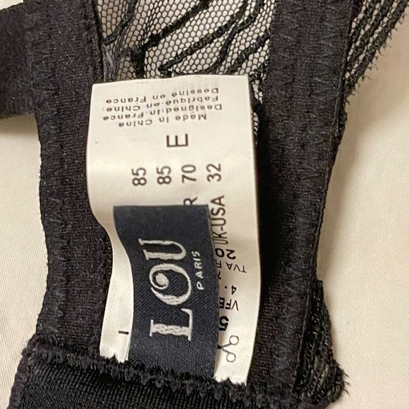 Black Lou Paris bra - 32 E - never worn - Picture 3 of 5